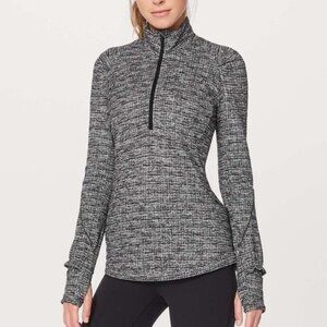 Lululemon Extra Mile 1/2 Zip Running Long Sleeve Top Size 6
